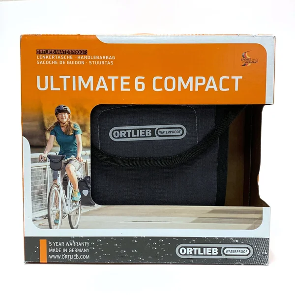 Ortlieb Ultimate 6 Compact Handlebar Bag - Granite Black
