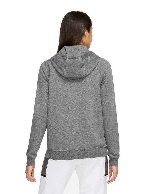 Nike Women's Sportswear Essential Hoodie (L, Grey Heather)
