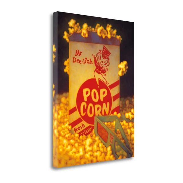 33x22 x 25x22 3D Popcorn by TR Colletta Fine Art Giclee Print