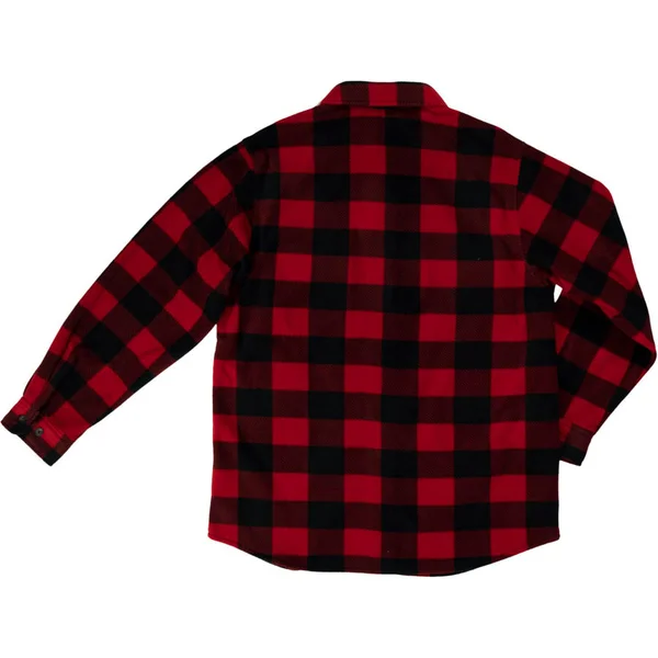 Tough Duck Buffalo Check Fleece Shirt (Color: Red Buffalo Check - Size: XL)