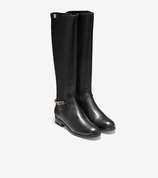 Cole Haan Women's Idina Stretch Boot (Black, 8.5 B)