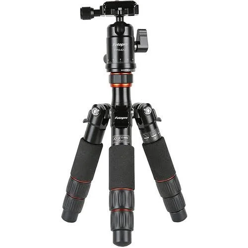 Fotopro X-Go Mini Carbon Fiber Tripod Kit - Includes Ball Head and Quick Release Plate