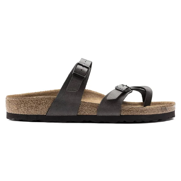 Birkenstock Mayari Women Buckle Strap Birko Sandal In Antracite Size