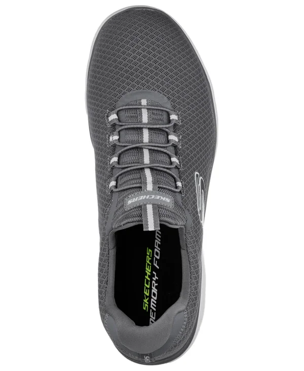 Skechers Men's Summits Sneakers, Charcoal, 7.5
