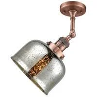 Innovations Lighting 203-AC-G78-LED Large Bell Wall Sconce Antique Copper