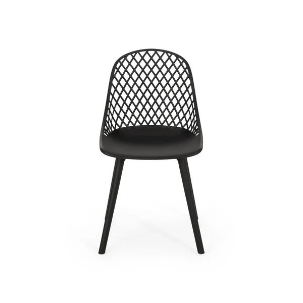 Christopher Knight Home 312476 Delora Outdoor Dining Chair (Set of 2) - Black