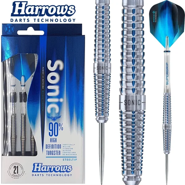 Harrows Sonic 90% Tungsten Steel Tip Darts Style A