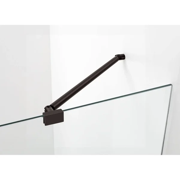 Aston SDR985 Nautis Completely Frameless Hinged Shower DOOR, Chrome, 71-in L x 72-in H