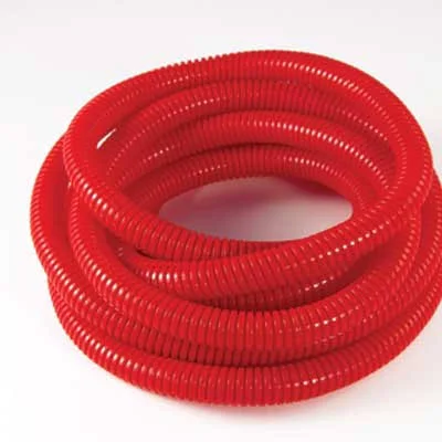 3/4x22 White Split Wire Loom Flex-Guard Convoluted Tubing - 100ft 4307-9C