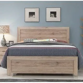 Stella Panel Bed (King - 1 Piece) - Gray