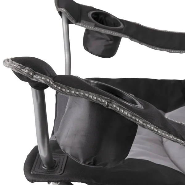Black Washington State Cougars Reclining Camp Chair