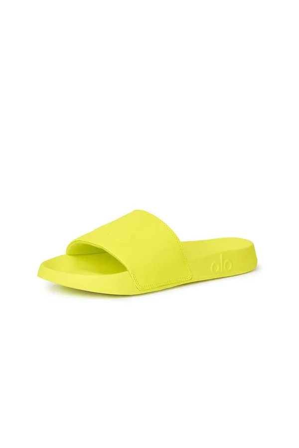 Women's It Slide 2 in Highlighter - Size: 5, Alo Yoga