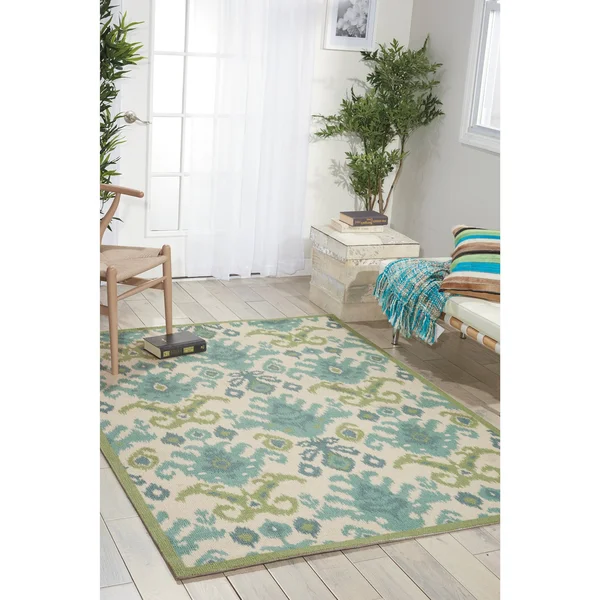 Nourison Vista VIS20 Ivory Rug - 5 ft x 7 ft