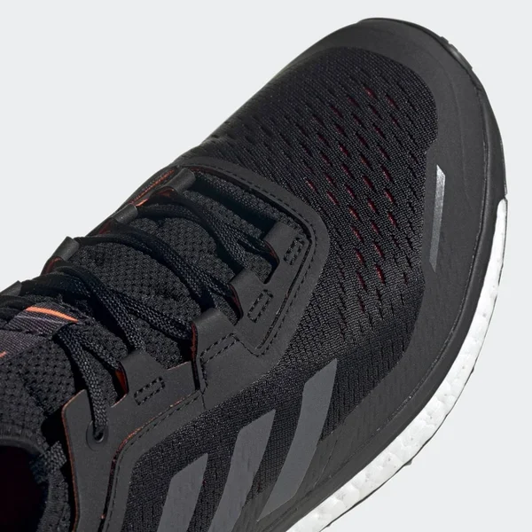 Adidas Men's Terrex Agravic Flow Shoes Black - Grey Six, Solar Orange 11