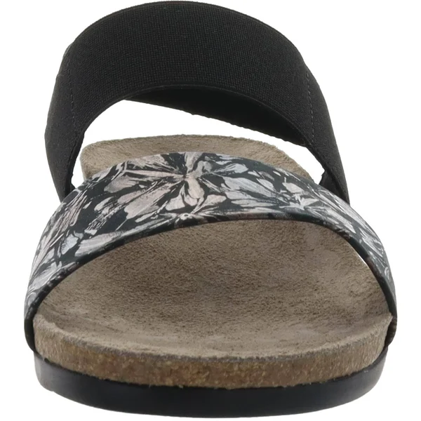 Munro Pisces Womens Molded Insoles Slip on Wedge Sandals, Dark Floral