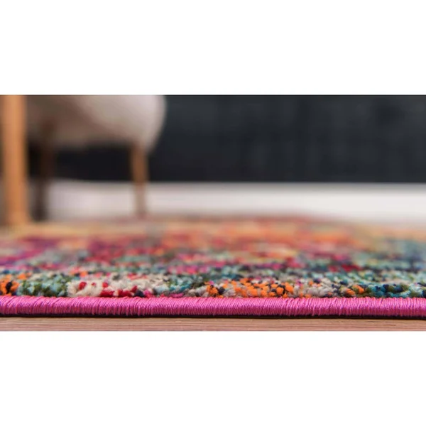 Unique Loom Ivy Jardin Square Rug - 9& 10 x 9& 10 Multi