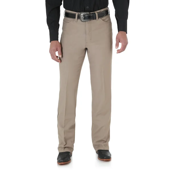 Wrangler Men's Wrancher Dress Jean (38x29 Tan)