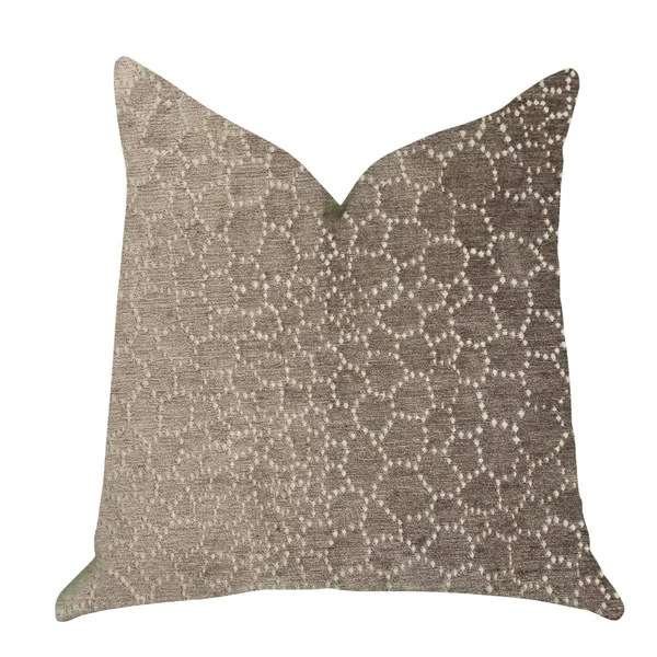 Bubbly Gal Luxury Throw Pillow in Beige Tones - 20 x 26 in. Standard
