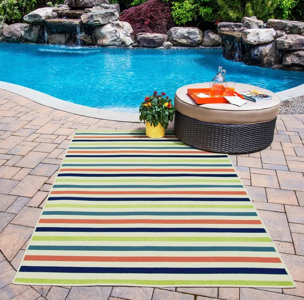Momeni Baja Striped Indoor Outdoor Rug
