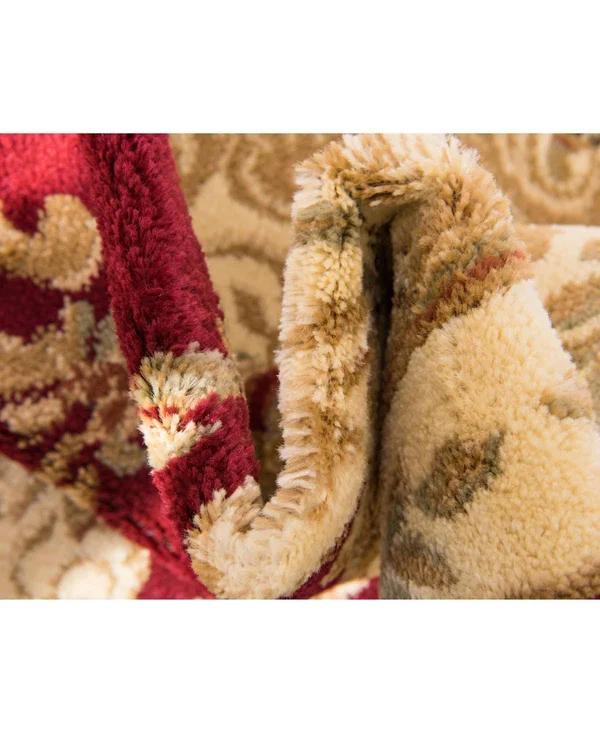 Unique Loom Leon Versailles Area Rug - 7& x 10& (Red)