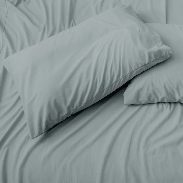 Cypress Linen Luxury Stay Cool 1800 TC Bamboo Feel Deep Pocket Sheet Set - Silver - Full