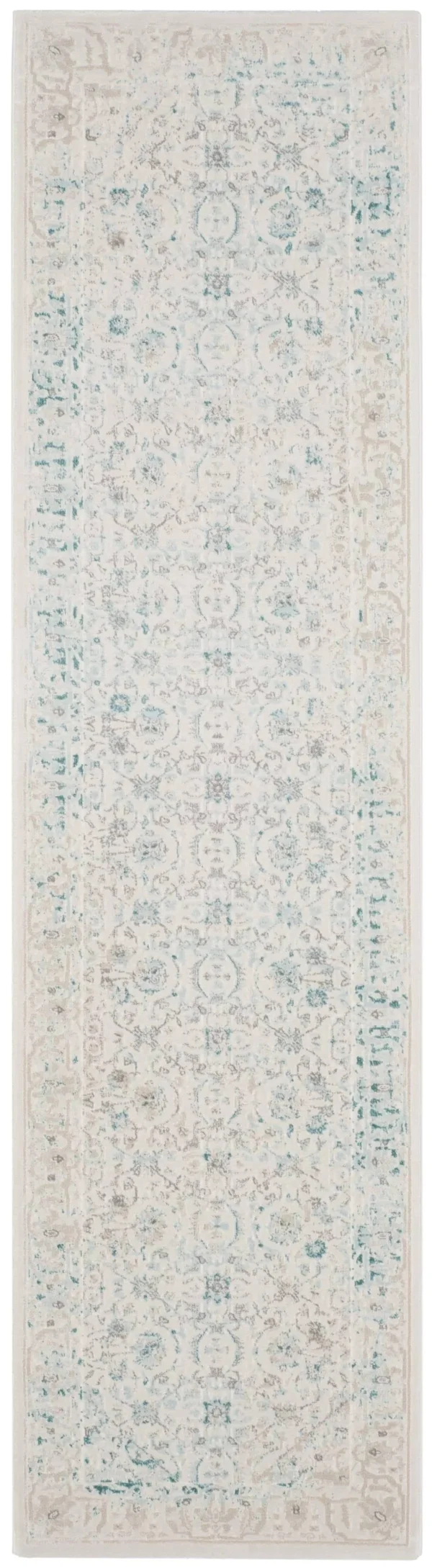 Safavieh Passion PAS405B 2&2x22 x 6&0x22 Runner Turquoise, Ivory Area Rug