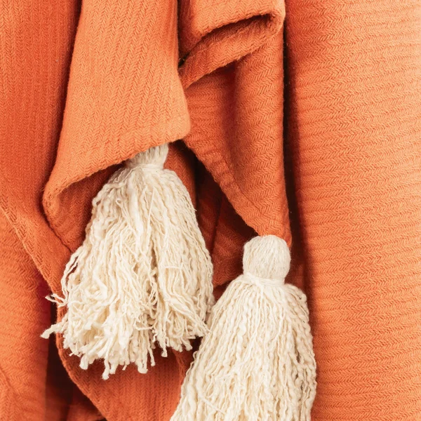 50x22x60x22 Solid Throw Orange - Rizzy Home