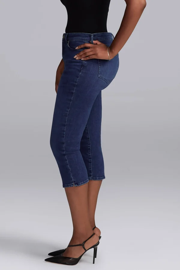 Women's Curves 360 by Nydj Slim Straight Capri Jeans 5437697 - 00, Habana
