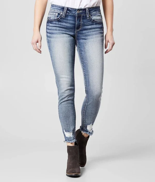Women's Virgo Ankle Skinny Stretch Jean in Blue by Daytrip., Women's