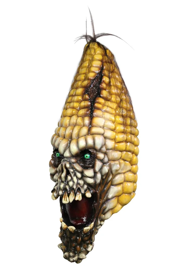 Evil Corn Mask - Adult, Unisex, Yellow, One-Size, Ghoulish Productions
