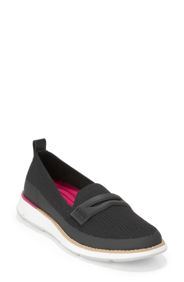Cole Haan 4.Zerogrand Stitchlite Penny Loafer - Women's, Black, Size 10.5, Loafers