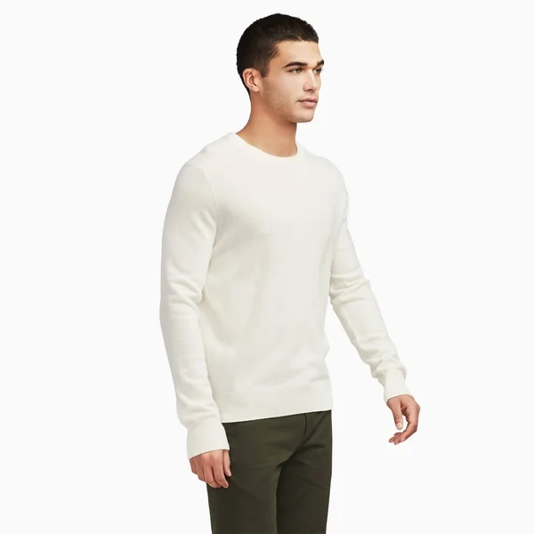 NAADAM The Essential Cashmere Sweater Mens in Cement - L