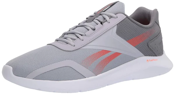 Reebok Men's Energylux 2.0 Running Shoe Cold Grey/Vivid Orange 9.5