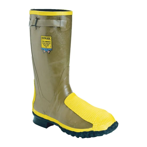 Ranger Size 12 Steel Toe Winter Boots - Men's, Moss Green, 2169/12