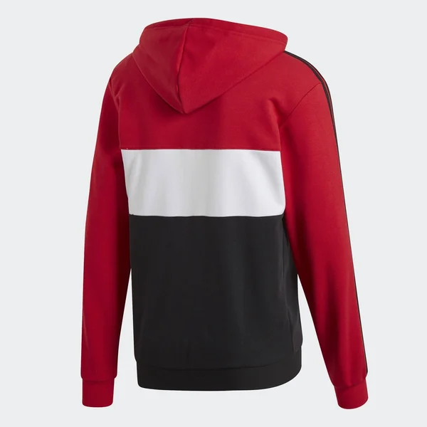 Adidas Manchester United Full Zip Hoodie Red-White-Black - S
