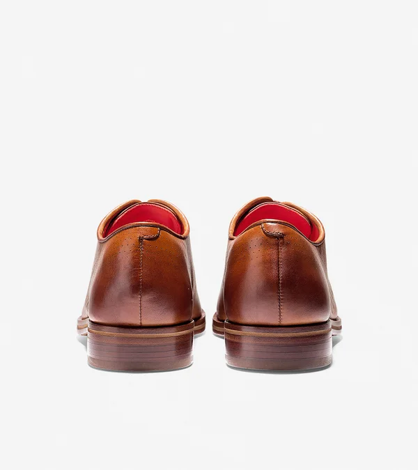 Cole Haan Washington Grand Laser Wingtip Oxford - British Tan-molten Lava 11 W