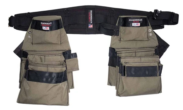 Lightweight Framers Tool Belt (Belt Size: Large (L) - Color: Ranger Green)
