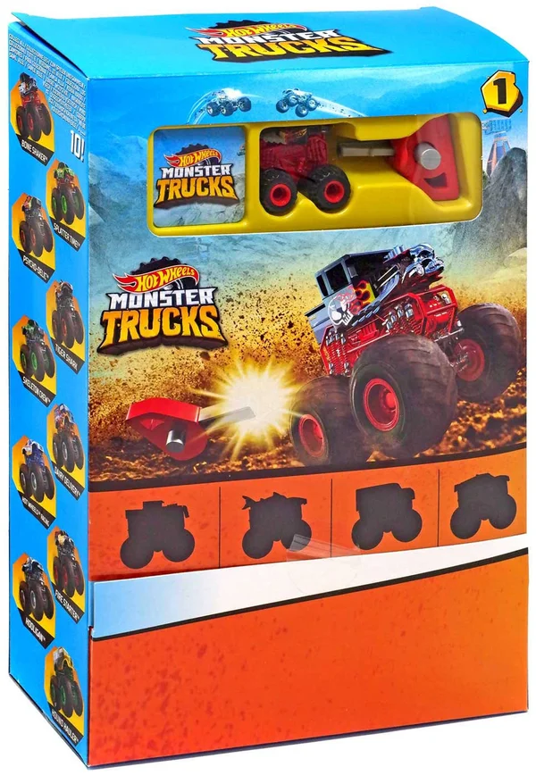 Hot Wheels Series 1 Monster Trucks Mystery Box [Version 1, 20 Packs]