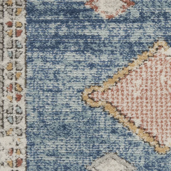 Nourison Concerto CNC14 Area Rug - Blue, 6&7x22 x 9&6x22
