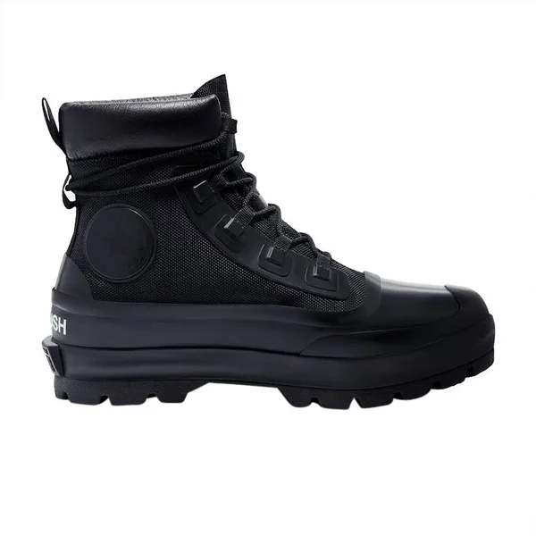 Converse Ambush x Chuck Taylor All Star Duck Boot High &Triple Black& Black/Black/Black Canvas Shoes/Sneakers 170588C (Size: US
