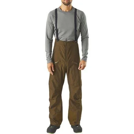 Patagonia: Men's PowSlayer Bibs - Sediment SEMT