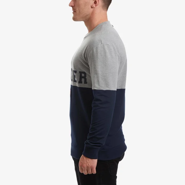 Tommy Hilfiger Mens Gray Graphic Sweater Size: XL