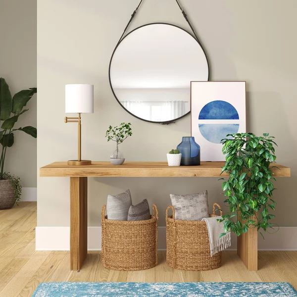 Moby Swing Arm Table Lamp with Drum Shade - Black