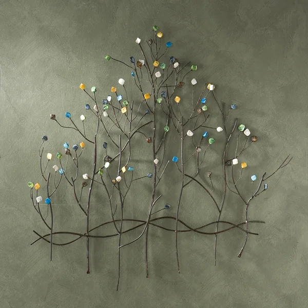 Upton Home Gemstone Forest Wall Sculpture