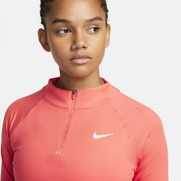 NikeCourt Dri-Fit Victory Women's Long-Sleeve 1/2-Zip Tennis Top
