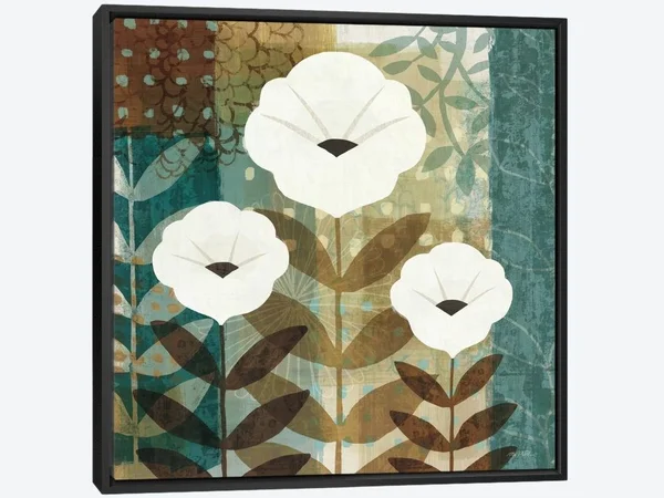 Framed Canvas Art - Floral Dream I Wag by Michael Mullan ( Floral & Botanical > Flowers art)