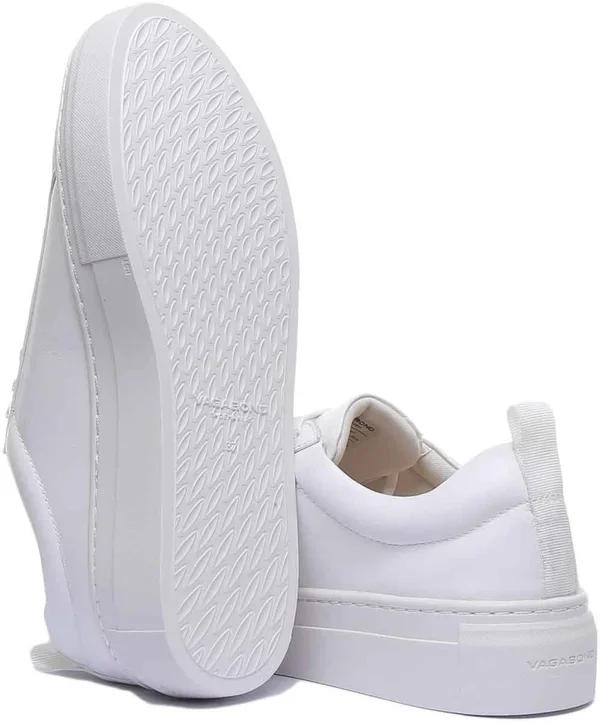 Vagabond Zoe Platform - Women's White Cow Leather Sneakers