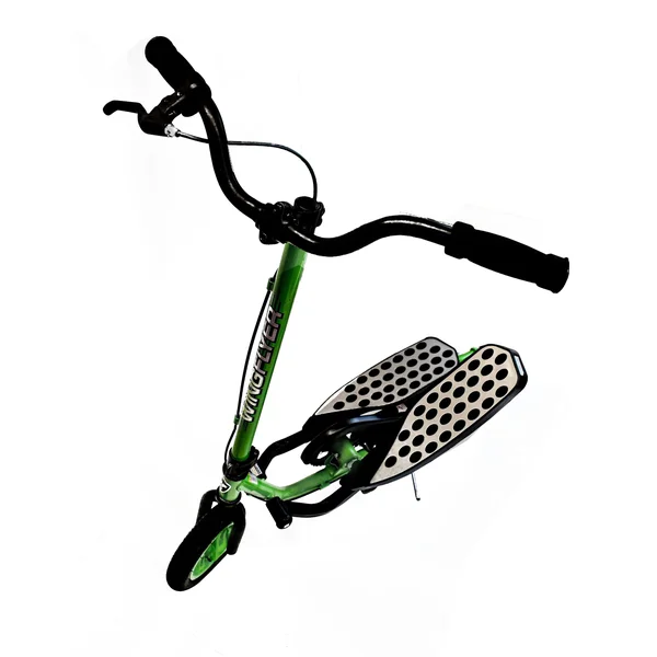 Zike Fly Range Motion Portable Scooter Stepper Bike for Youth - Lime Green