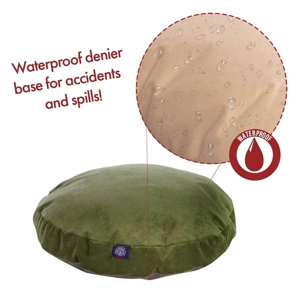 Majestic Pet Aubergine Villa Round Pet Bed Small
