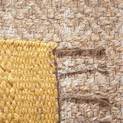 6' x 6' Square Area Rug - Yellow, Safavieh
